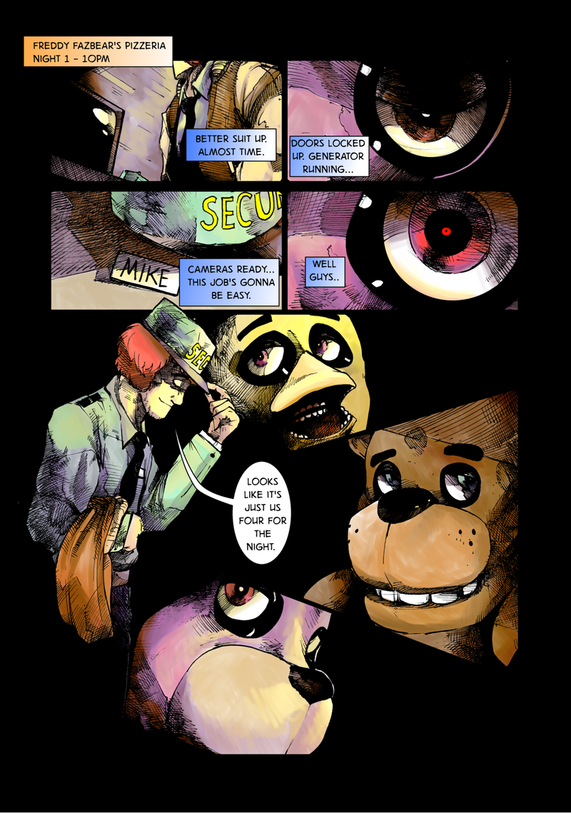 Illustration for article titled You Should Read This Fan-Made Five Nights at Freddy's Comic